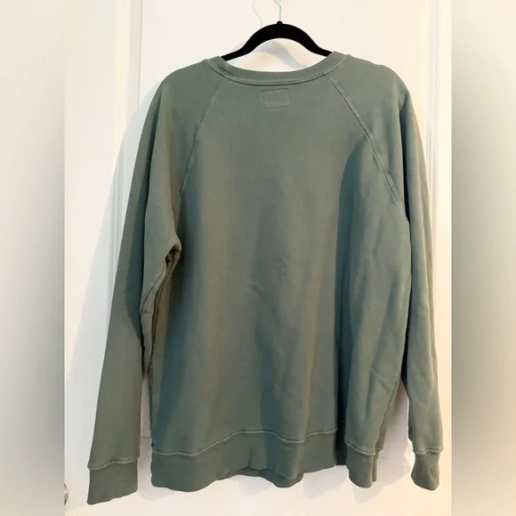 EUC Free People FP Retrobrand Los Angeles Banff Sweatshirt green - medium - Picture 5 of 10